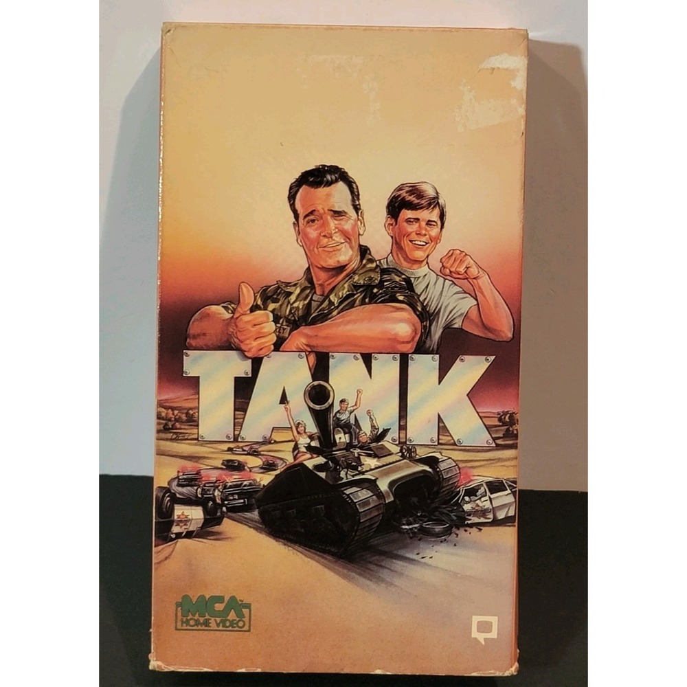 Tank - VHS Tape 1984 MCA Universal James Garner Shirley Jones‎ Military War